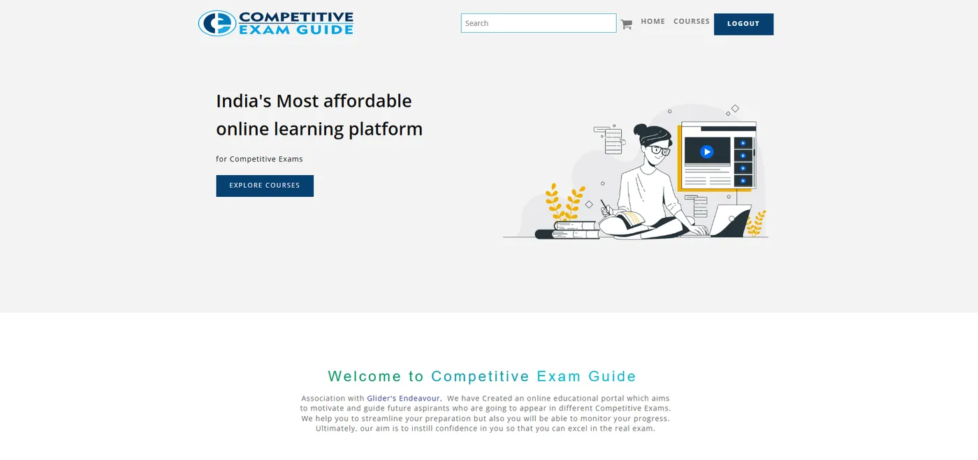 Competitive Exam Guide — Online Learning & Test Platform