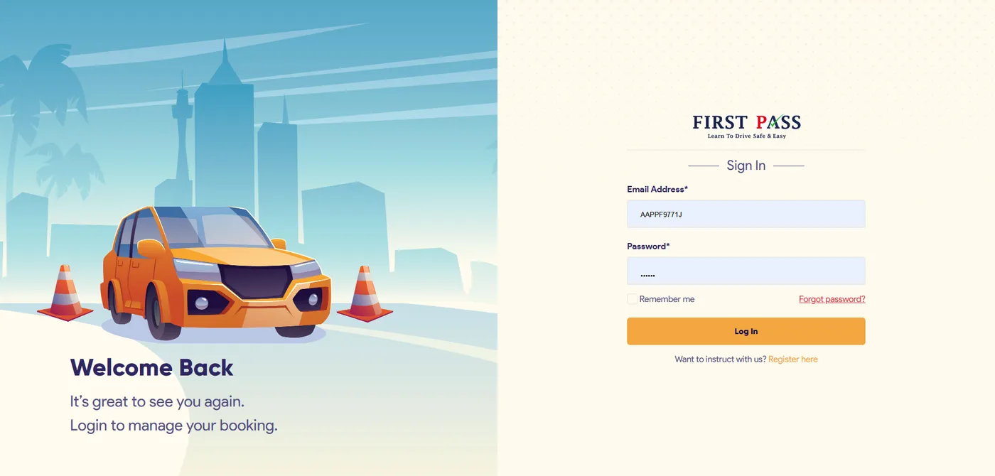 FirstPass — Driving-School Marketplace (Australia)