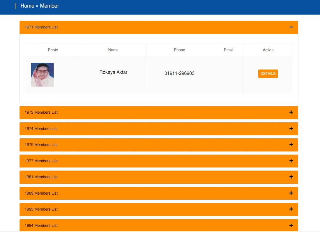 Member Management Plugin (Alumni Registration)