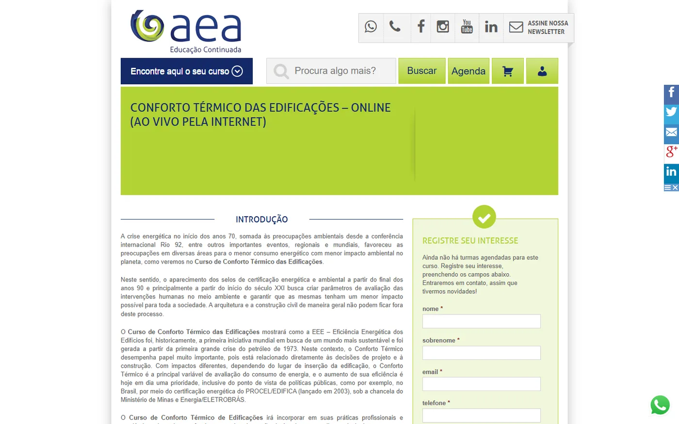AEA — Architecture & Engineering Course Platform, screen 4