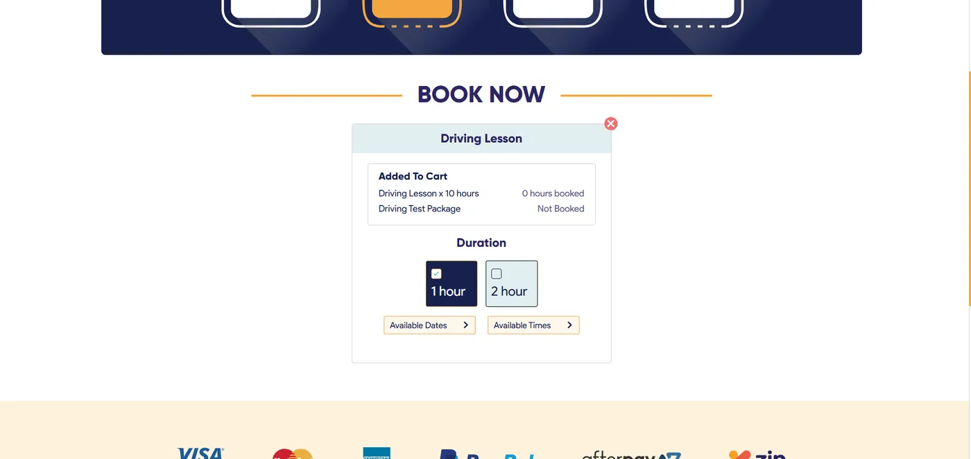 FirstPass — Driving-School Marketplace (Australia), screen 4